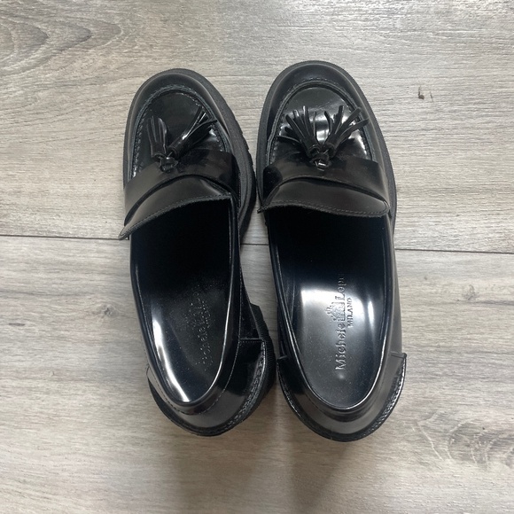 Black Michele Lopriore platform clogs size 36 - Picture 5 of 7